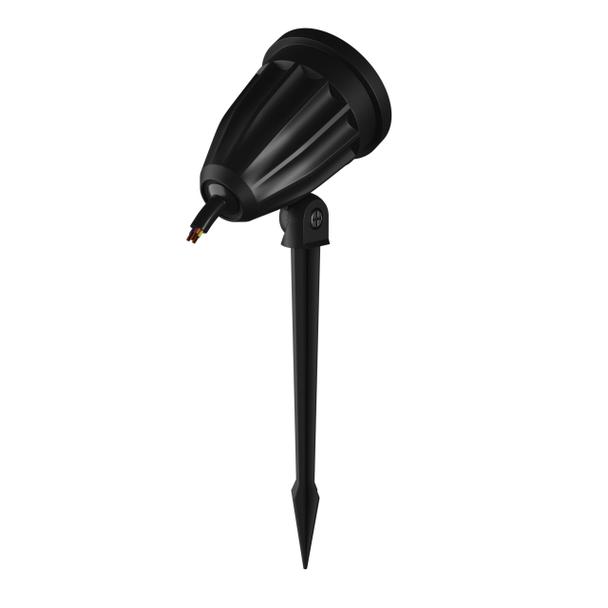 FLORI LIGERO OGRODOWA 6W CW 230V 40st IP65 53x77mm + 145mm spike CZARNY