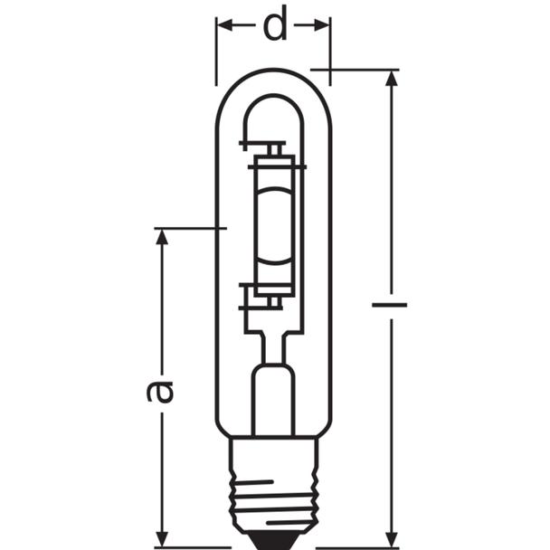 Lampa wyładowcza HQI T250W D PRO