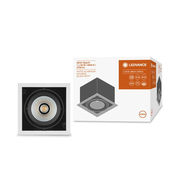 Oprawa SPOT MULTI 1x30W 4000K FL WT BK