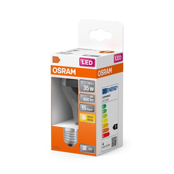 Lampa LED STAR CL A Filament szkło przezroczyste Mirror Silver 34 non-dim 4W 827 E27