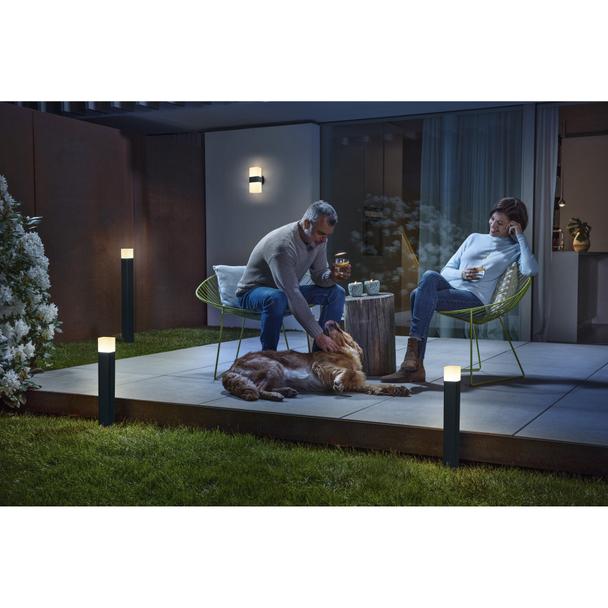 Kinkiet Ogrodowy LED INTELIGENTNY 9,5W RGB+W Ciemny szary SMART+ WiFi CUBE 4058075478114 LEDVANCE