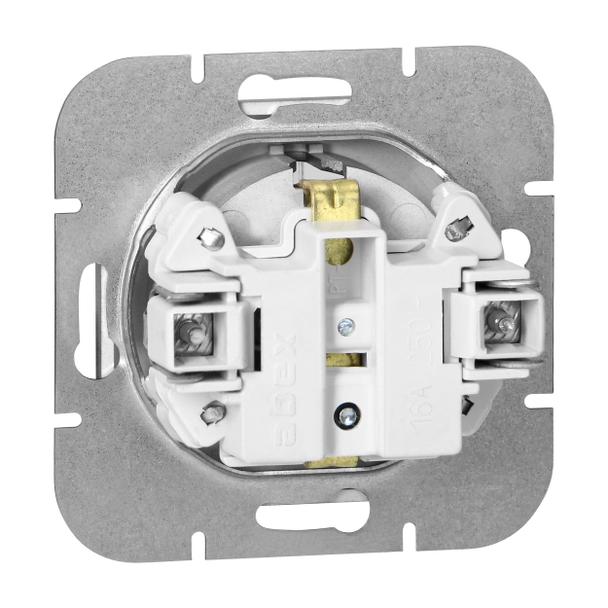 Gniazdo pojedyncze podtynkowe 2P+Z Schuko Pearl, 16A, 250V, PT-17P, antracyt