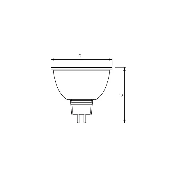Żarówka LED ściemnialna 6,7W=35W 440lm 3000K barwa ciepła 6,7-35W MR16 930 36st. 5 lat gw. PHILIPS