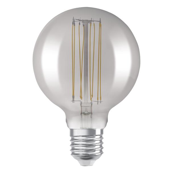 Lampa LED Vintage 1906 SMOKE 125 dim 11W/818 szkło przezroczyste E27