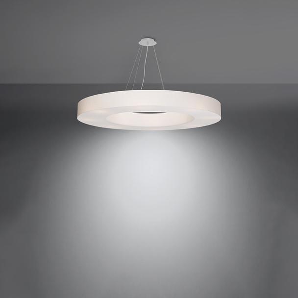 Sollux Żyrandol SATURNO SLIM 90 biały SL.0797