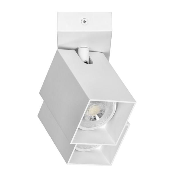 KUBAR SP 2, oprawa ścienno-sufitowa, GU10 max. 2x35W, IP20, biała