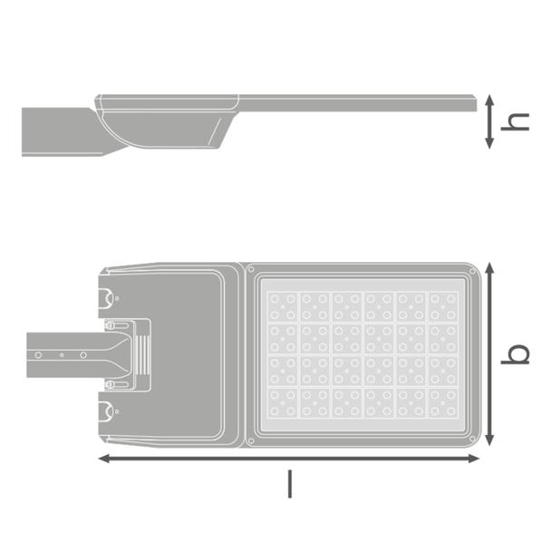 Oprawa uliczna STREETLIGHT FLEX MEDIUM 80W 740 RW35ST ALW