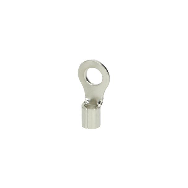 Końcówka oczkowa nieizolowana, 4mm2, M6, 100 szt