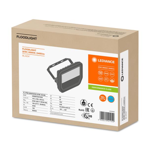 Naświetlacz LED 20W 2400lm 6500K IP65 Czarny Floodlight 4058075421059 LEDVANCE
