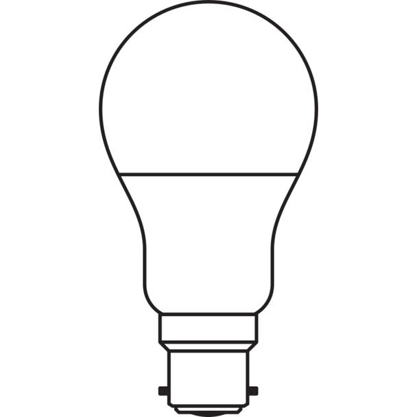 BASE CL A60 8,5W 827 230V FR B22D FS4 LEDVANCE