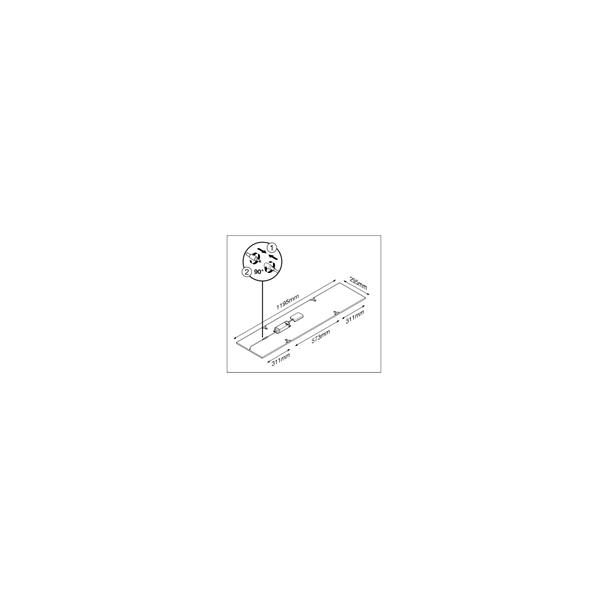 Oprawa PANEL COMFORT 1200 P 33W 830 U19 PS