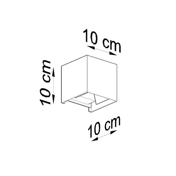 Sollux Kinkiet LUCA biały LED IP54 SL.0544