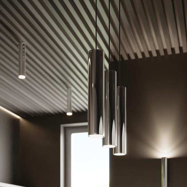 Sollux Lampa Wisząca LAGOS 1 chrom SL.1204