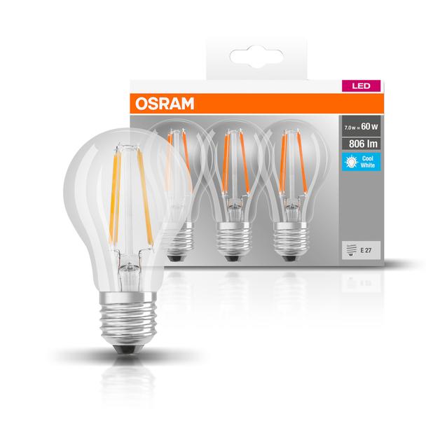 BASE CL A60 6,5W 840 230V FIL E27 FS3 LEDVANCE
