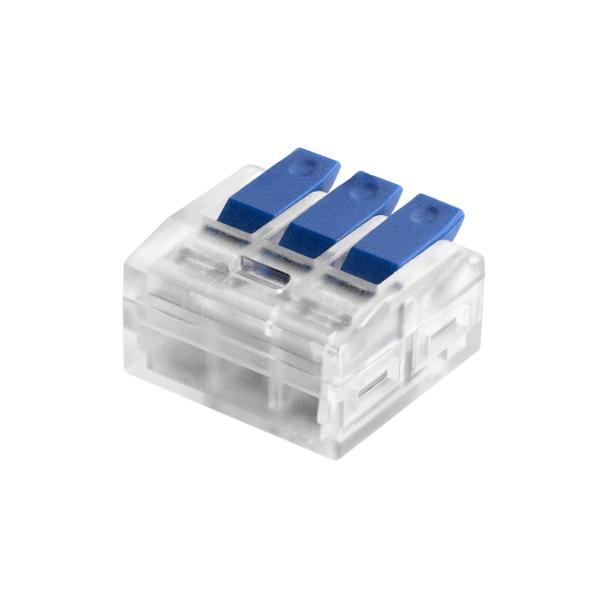 Złączka instalacyjna zaciskowa 3-przewodowa; na dowolny przewód 0,2-4mm2; IEC 450V/32A 100 szt. OR-S