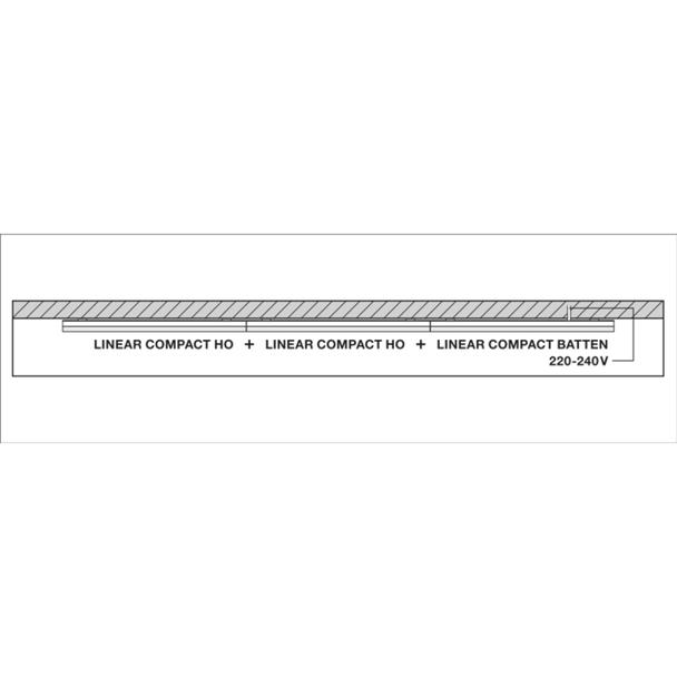 Oprawa liniowa LINEAR COMPACT SWITCH 900 12W 4000K