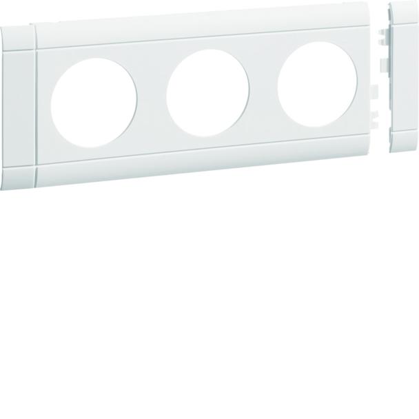 tehalit.WA Maskownica 3-krotna ABS bezhalogenowy biały GB080309016 HAGER