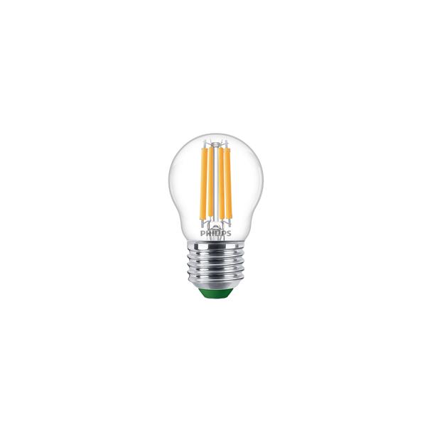 Żarówka LED Kulka 2,3W=40W 485lm / 2700K barwa ciepła LEDLuster 2,3-40W E27 827 P45CL GUE 5 lat gw.