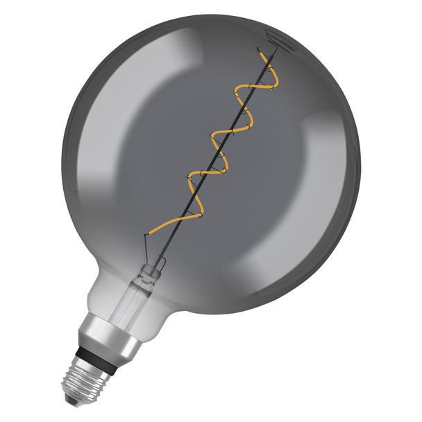 Żarówka LED Vintage 1906 LED dim CL GLOBE200 FIL SMOKE 12 dim 5W/818 E27 4058075270046 LEDVANCE