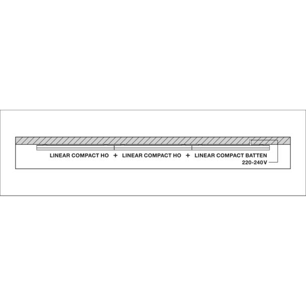 Oprawa liniowa LINEAR COMPACT HIGH OUTPUT 1500 25W 3000K