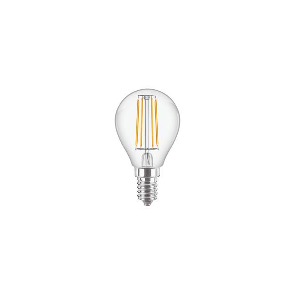 Żarówka LED Kulka 4,3W=40W 470lm / 2700K barwa ciepła LEDLuster 4,3-40W E14 827P45 PHILIPS