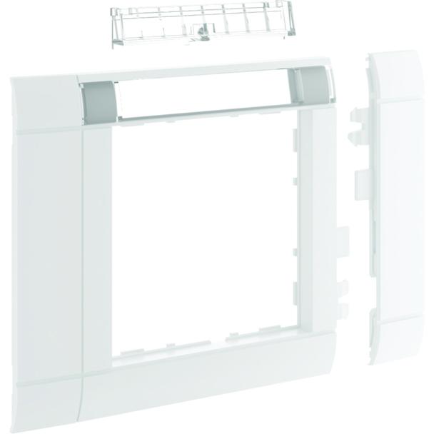 tehalit.WA Maskownica 80mm 1-krotna 50x50mm pole opisowe PC-ABS bezhalog biały