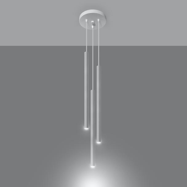 Sollux Lampa wisząca PASTELO 3P biała SL.0467