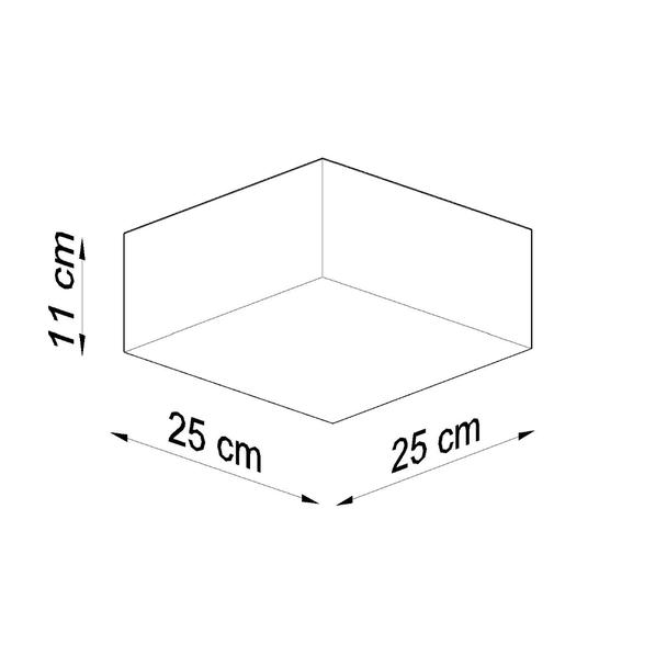 Sollux Plafon HORUS 25 szary SL.0143