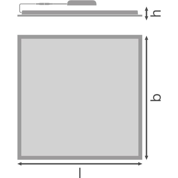 Oprawa PANEL COMPACT 625 V 33W 840 DALI