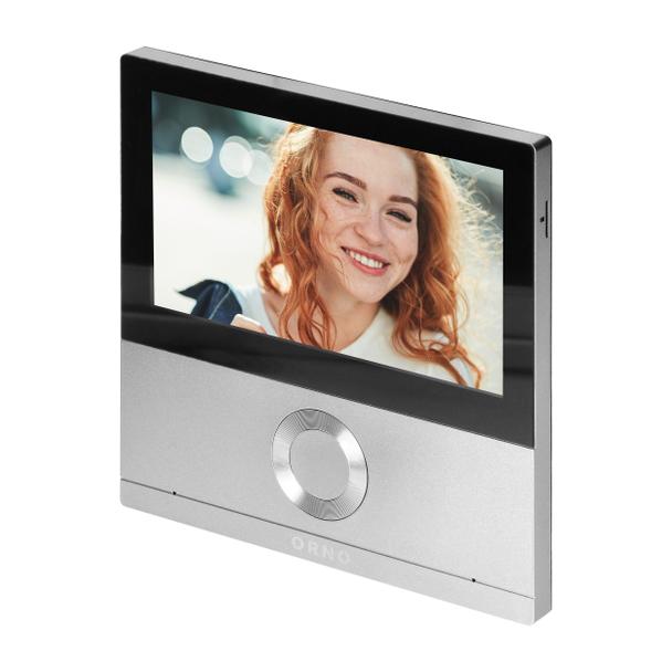 Wideo monitor bezsłuchawkowy, kolorowy, LCD 7", dotykowy, WiFi + Tuya, z gniazdem na kartę pamięci,