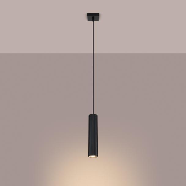 Lampa wisząca KARBON 1 czarny SL.1573 SOLLUX