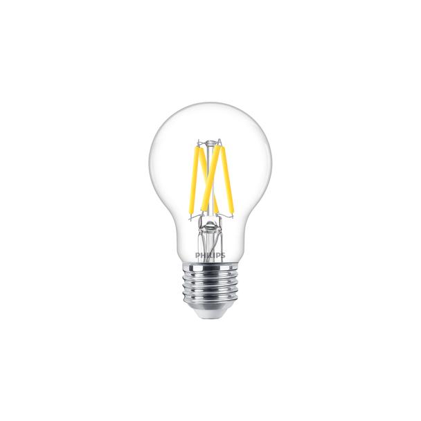 Żarówka LED ściemnialna 3,4W=40W 470lm 2200-2700K kulka DT3,4-40W E27 CRI95 A60 Szkło przezroczyste