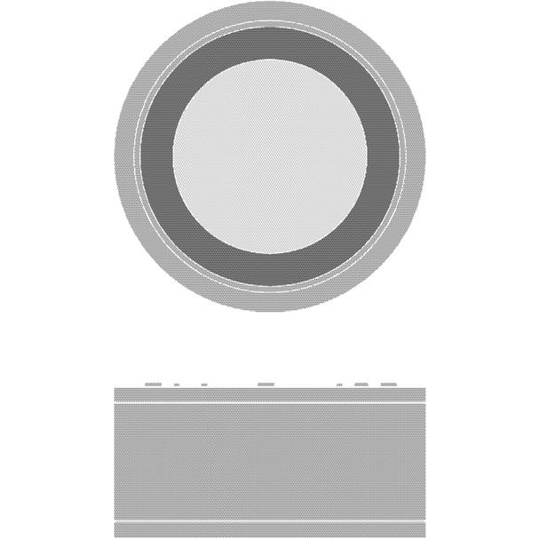 Oprawa DOWNLIGHT SURFACE DN 250 P 45W 840 36D IP65 WT