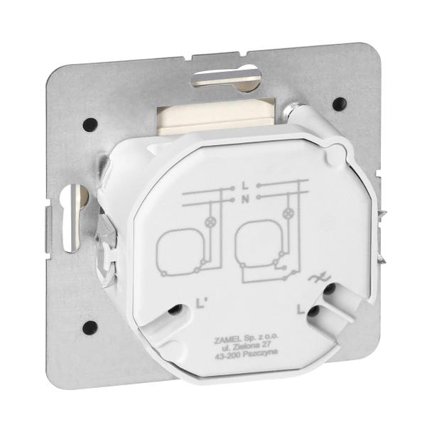Ściemniacz obrotowy LED Pearl, 230V, 50Hz, Pmin:3W, Pmax:35W, SO-1P/LED, antracyt
