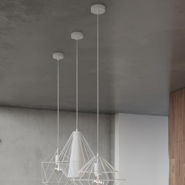 Sollux Lampa wisząca DEMI biała SL.0297