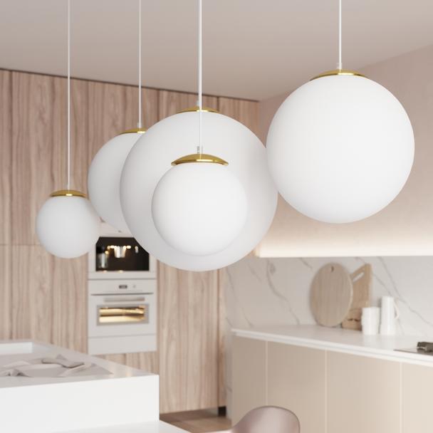 Sollux Lampa wisząca UGO 40 złota SL.0717