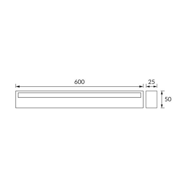 Oprawa dekoracyjna SMD LED CYBER LED 14W SILVER 4000K