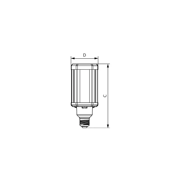 Żarówka LED 28W=80 (HPL 80W, SON 70W)W 3800lm 3000K barwa ciepła TForce LED HPL 38-28W E27 830 5 lat