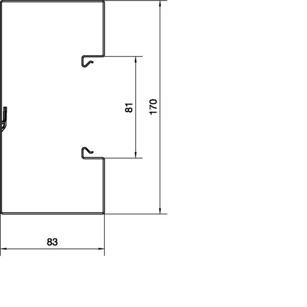 tehalit.BRS Podstawa 85x170mm stal biały BRS8517019016 HAGER