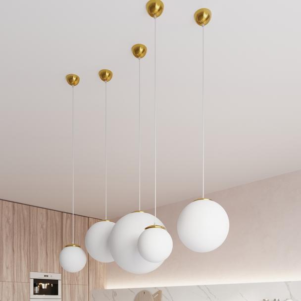 Sollux Lampa wisząca UGO 20 złota SL.0715