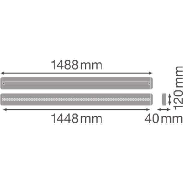 LINEAR INDV D 1500 25W 940 LEDV LEDVANCE