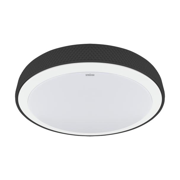 Plafoniera SMD LED RATAN LED C 24W BLACK CCT