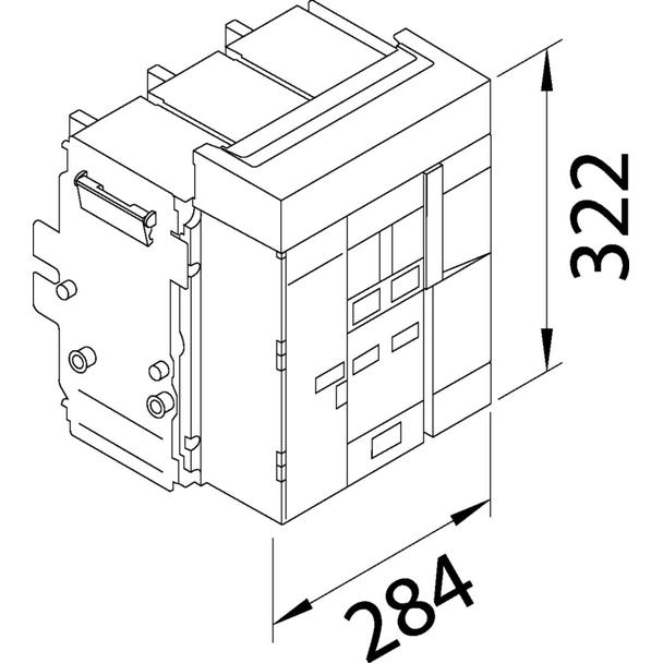 ACB HW1 66kA 1000A 3P Wyłącznik wysuwny do wyzwalacza sentinel Energy