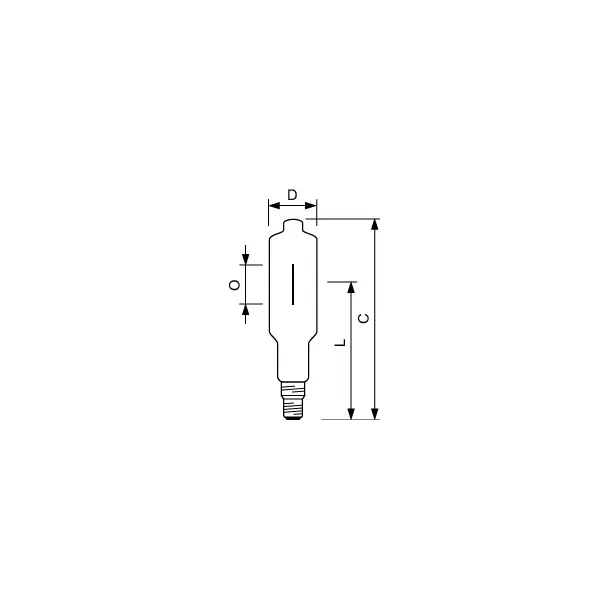Lampa metalohalogenkowa 2000W E40 380V 3800K przeźroczysta HPI-T H,O, 380V PHILIPS