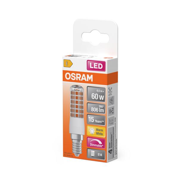 SPECIAL T SLIM CL 60 dim 7W 827 E14 LEDVANCE