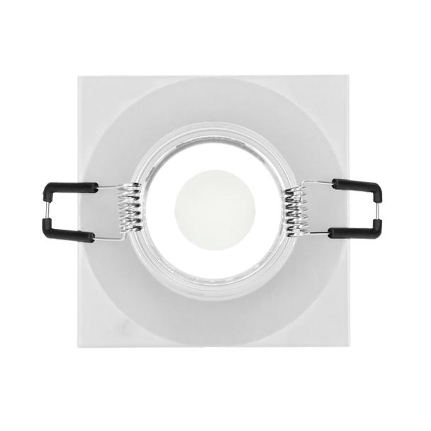 DARI S ramka dekoracyjna oprawy punktowej, MR16/GU10 max 50W, kwadrat, biała IP44