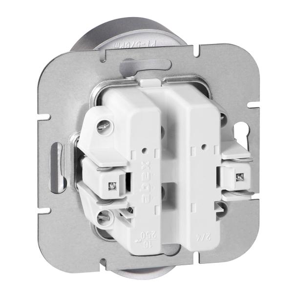 Gniazdo podwójne podtynkowe 2x2P+Z Pearl, 16A, 250V, PT-6 PR, antracyt