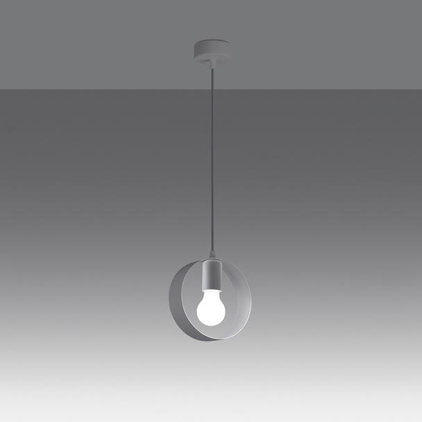 Sollux Lampa wisząca TITRAN 1 biała SL.1137