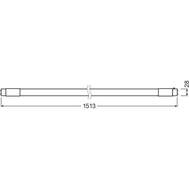 Tuby LED T8 CONNECT1500mm 24W 865