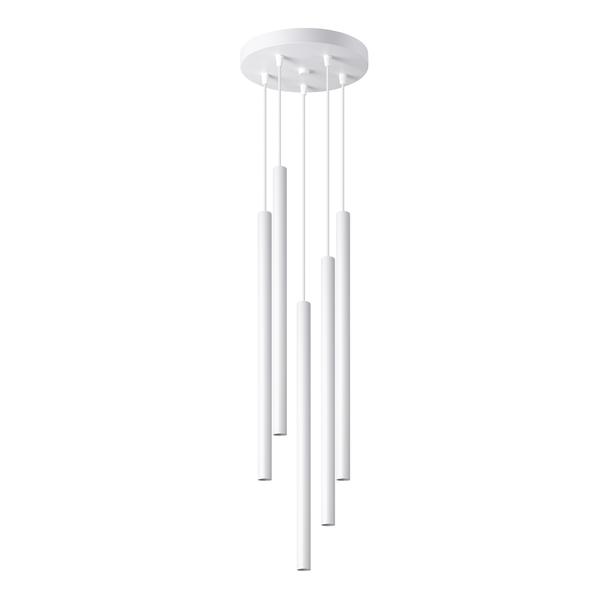 Sollux Lampa wisząca PASTELO 5P biała SL.1175